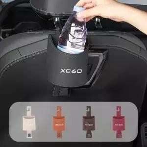 볼보 AWD C30 C70 S60 S80 S90 T6 V40 V50 V60 V70 V90 XC40 차량용 시트 등받이 컵홀더 수납 걸이