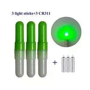 3PCS 전자 낚시 수레 표류 꼬리 LED 빛 3 CR3 빛나는 전기 글로우 라이트 액세서리