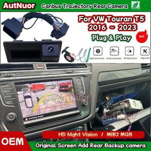 폭스바겐 투란 T5 2016 ~ 2023 차량용 HD 후방카메라, 테일게이트 손잡이 플매트 카펫 러그 앤 플레이, 코