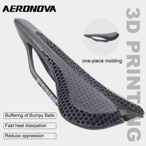3D 프린트된 안장 TPU  탄소 섬유 250x144mm 사이클링 액세서리, 로드 바이크 산악 자전거에