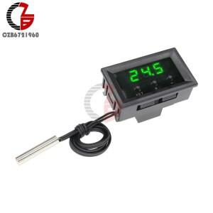W1209 DC 12V 디지털 온도 컨트롤러 조절기 테스터 감지기 모니터 NTC 센서