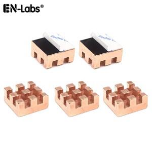 순수 구리 방열판 10x10mm 메모리 RAM MOS 용 소형 칩셋 IC 라디에이터 (9448A 열 접착 테이프 포함) - 5