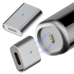USB C/8 핀 암-마그네틱 3Pin 어댑터 알루미늄 합금 충전 Laifen Wave 전동 칫솔 용 유형 C 커넥터
