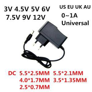 AC 110-240V DC 3V 4.5V 5V 6V 9V 12V 0.5A 1A 전원 공급 장치 3 5 6 9 V 볼트 어댑터 충전기 LED 조명 스