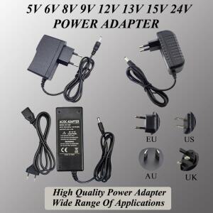 AC 110V 220V를 DC 5V 6V 8V 9V 12V 13V 24V로 변환하는 2A 1A 5A 전원 어댑터 공급 충전기, LED 스트립용