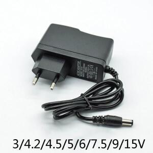 AC 110-240V DC 3V 5V 6V 7.5V 9V 12V 1A LED 라이트 스트립용 범용 어댑터 AC/DC 컨버터 전원 공급 장치 5