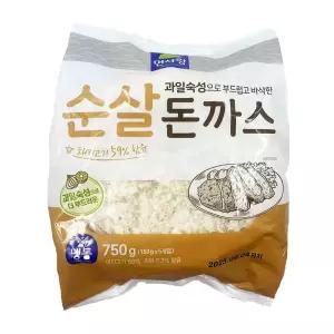 비제이마켓 업소용 식자재 냉동 면사랑 순살 돈까스 150G 5개입 750G 대용량 야식 맥주안주 술안주