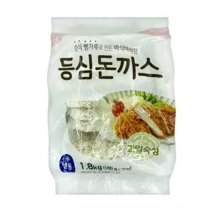 비제이마켓 냉동 면사랑 등심돈까스 1.8KG 정통돈가스 바삭한돈까스 치킨가라아게 업소용돈까스 맥주안주
