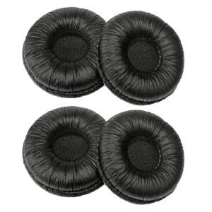 빙글 이어 쿠션 이어패드 교체용 50MM 커버 PLANTRONICS HW251N HW261N HW510 HW520 블랙와이어 C320 3220 3210 3320 자브라 PRO 920 930 비즈 1500 GN2000 헤드폰 (4팩) (BEC-LTH4)