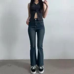 친절한탄씨 세미슬림 롱부츠컷 골반 청바지 키작녀 하이 시그니처 웨스트 연청 중청 진청슬림 보텀