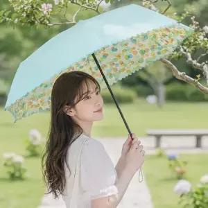 일본우양산 에스타 BP-BTSlight5 플랫 미니 컬러풀 도트 폴딩 5단 2G5P621