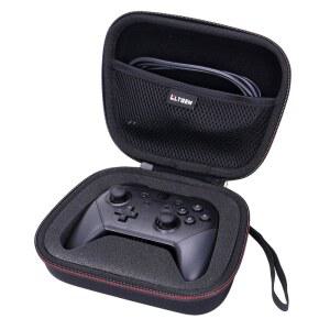 XBOX 코어 /PLAYSTATION DUALSENSE /POWERA /GAMESIR G7 SE /XBOX MICROSOFT 엘리트 시리즈 2 게이밍 컨트롤러 하드 트래블 휴대용 보관 가방 - 블랙(케이스 전용)과 호환되는 LTGEM 케이스