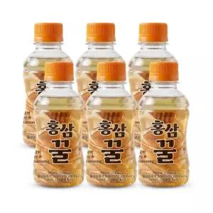 홍삼꿀 음료 홍삼농축액 사양벌꿀 건강음료   꿀홍삼 280ml 6병