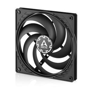 ARCTIC P14 슬림 PWM PST - PC 팬 140MM 케이스 공유 기술(PST) 압력 최적화 조용한 모터 컴퓨터 엑스트라 150 U20131800 RPM 블랙
