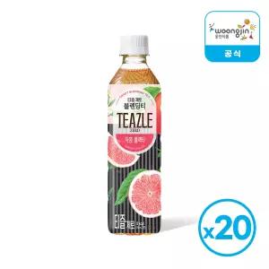 웅진 티즐제로 자몽블랙티 500ml 20개