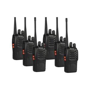 휴대용 무전기 세트 워키토키 리시버 1500MA USB 충전식 아마추어 인터콤 배터리 미니 암호화 호텔 식당 보안용 고성능 장거리 통신 기기 무선 송수신기