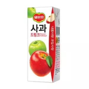[롯데] 롯데칠성음료 델몬트 사과 드링크 190ml x 32개