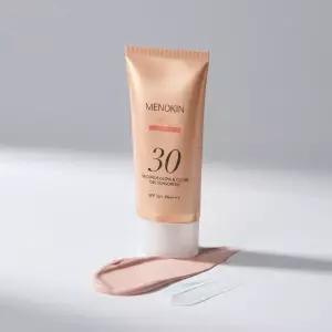 [모이스트 5ml2개 증정]메노킨 30초 글로우 앤 클리어 젤 선크림 50ml 톤업