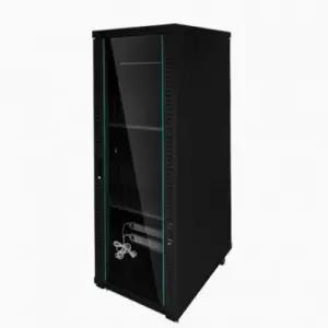 [랜스타] LANSTAR 라인업시스템 LS-1600HB 고급형 타공식 허브랙 서버랙 캐비넷 강화유리 냉각팬