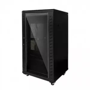[랜스타] LANSTAR 라인업시스템 R LS-1600HQ 고급형 타공식 허브랙 서버랙 캐비넷 강화유리 냉각팬