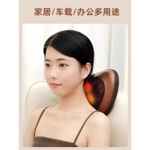 자동 마사지기 경추 전기 1 하얀색 배찜질기 안마기 돌이의 안마 쿠션 마사지기계 온열벨트