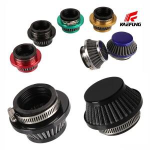 5mm 38mm 42mm 범용 오토바이 에어 필터 헤드 공기 청정기 스쿠터 오프로드 ATV 쿼드 먼지 핏 자전거