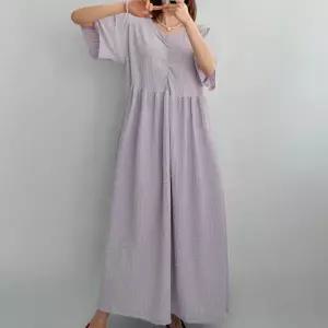/옷자락 여자 셔링 여름임부복 롱원피스