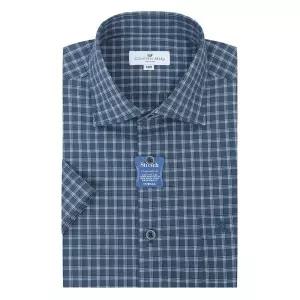 [카운테스마라](센텀시티점)스판 시어서커(지짐이) 밑단일자 일반핏 반소매 셔츠 CDCZ2C6406N0