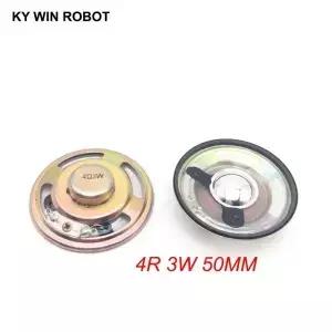 2개/세트 신형 초박형 스피커 방수 4옴 3와트 3W 4R 직경 50MM 두께 IC 전자 부품