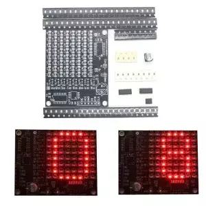 64 LED SMD 도트 매트릭스 화면 용접 연습 키트 09 디지털 디스플레이 DIY 전자 납땜