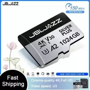 512GB A2U3 SD TF 카드 익스트림 프로 UHSI 고속 메모리 64G 128G 256G U3 A2 V30 휴대폰 태블릿용