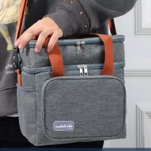 캠핑 보냉백 15L 더블 레이어 보온보냉 도시락 가방 피크닉 대용량 아이스박스 쿨러백 여름