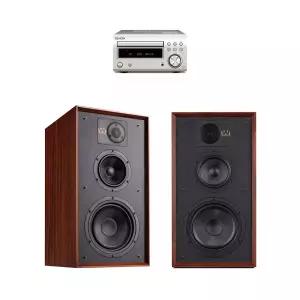 데논 RCD-M41 + 와피데일 Diamond 12.0i 미니 하이파이 오디오 세트