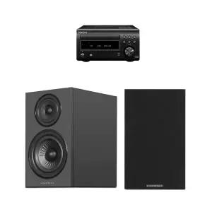 데논 RCD-M41 + 와피데일 Diamond 12.3i 미니 하이파이 오디오 세트