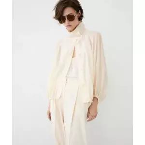 MASSIMO DUTTI 시스루 봄버 재킷 463730