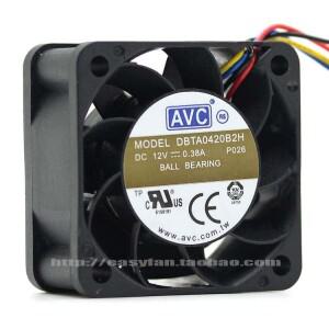 AVC DBTA0420B2H-P026 12V 0.38A 4cm 4PIN 냉각 팬