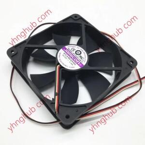 Jamicon KF1225H1HM-R 3 선 서버 냉각 선풍기, DC 12V, 0.35A, 120x120x25mm