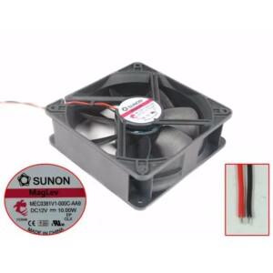 SUNON MEC0381V1-000C-AA9 2 선 서버 냉각 선풍기, DC 12V, 10.00W, 120x120x38mm
