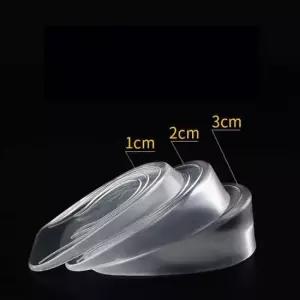 실리콘 키높이 반깔창 남녀공용 1cm 2cm 3cm 편안한 착용감