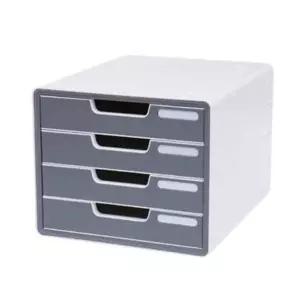 시스맥스 디럭스칼라서류함4단 GR 회색 280046/W290xD340xH240mm