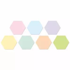 BS 두문 육각블럭 고무자석 보드 7개 세트(단색)