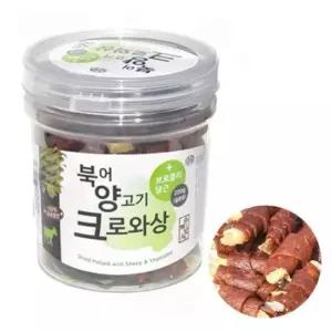 [펫] 간식 강아지 북어.양고기 200g 크로와상 한하루