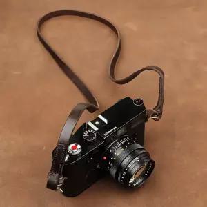 소니 A7C A9 II A7R4 Nikon Leica Q2 M10 Fujifilm XE4 XT4와 호환되는 수제 가죽 카메라 스트랩 숄더 슬링
