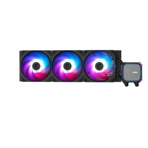 MSI MAG 코어액체 A13 360 - AIO ARGB CPU 액체 냉각기 360MM 라디에이터 LGA 1700 / 1851 AM5 AM4 호환 트리플 120MM PWM 팬 블랙
