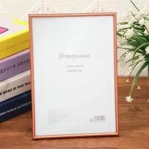 PL 알뜰템 액자 아트픽처 허가증 상장 액자(A4) (로즈골드) No7