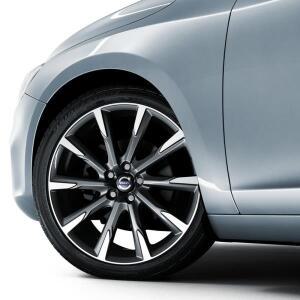 4pcs 64mm 자동차 휠 센터 캡 림 커버 액세서리 For Volvo Rdesign AWD C30 C70 S40 S60 S70 S80 S90 V40 V