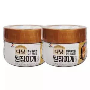 다담 된장찌개 양념 아이스박스포장 찌개양념 530g X 2개