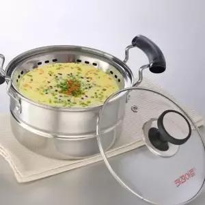 키친아트 계란찜 냄비 이 16cm 양수 편수 전골 곰솥