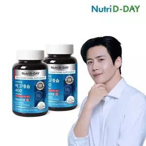 [뉴트리디데이] 프리미엄 마그네슘 400 90정 2병 6개월분