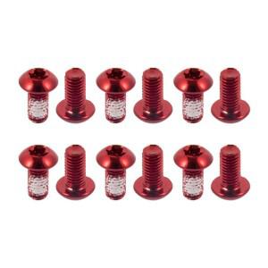 12PC BicycleSDisc 브레이크 로터 볼트 M5x9mm 스테인레스 스틸 고속도로 산악 자전거 디스크 고정 나사 액